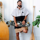 wave hawaii poncho soul man with skate